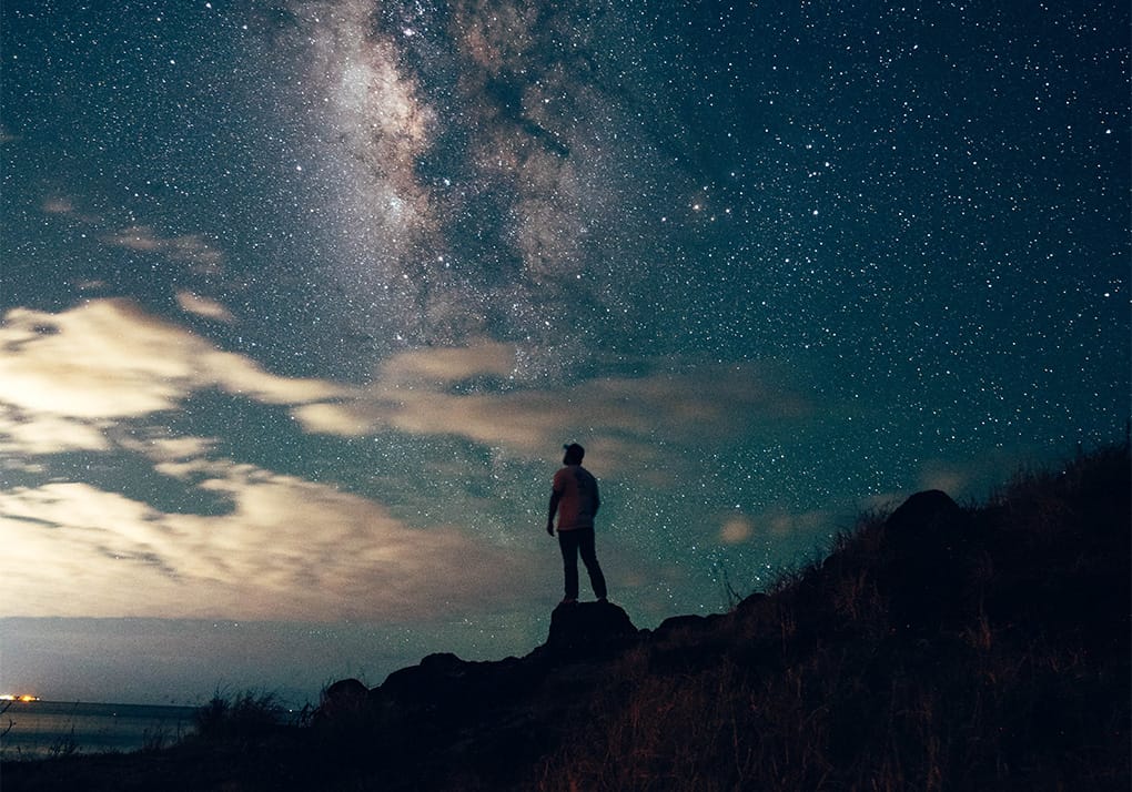 満点の星空を一望1